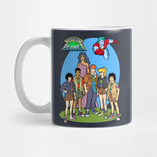 Captain Planet Group by BigOrangeShirtShop